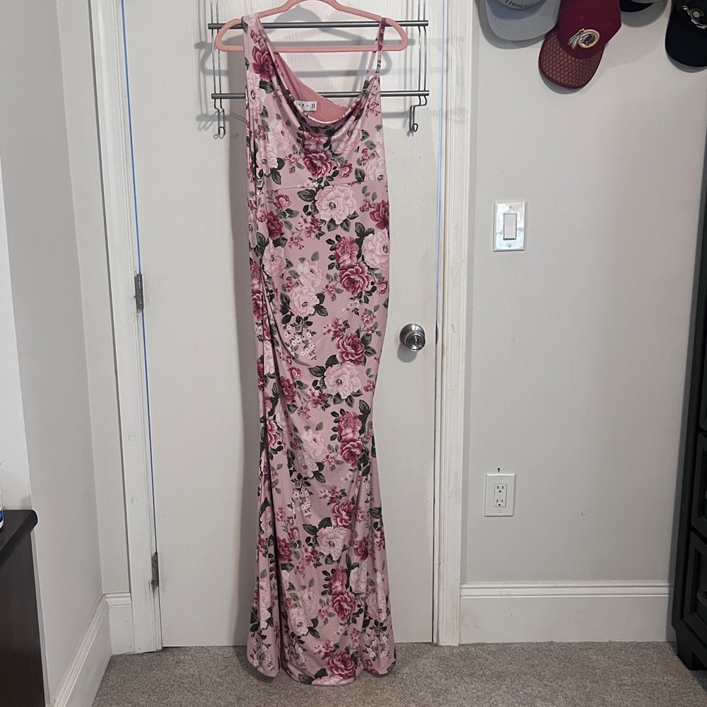 MATERNITY Floral Pink Maxi Dress